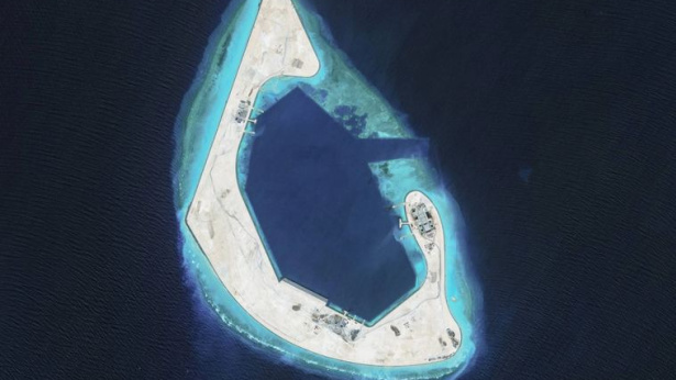 China's new island in the South China Sea
