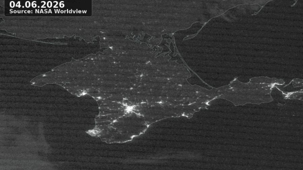 Crimea goes dark
