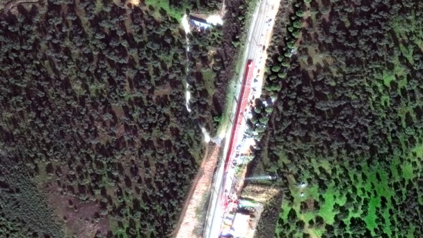 Train crash in Andalusia